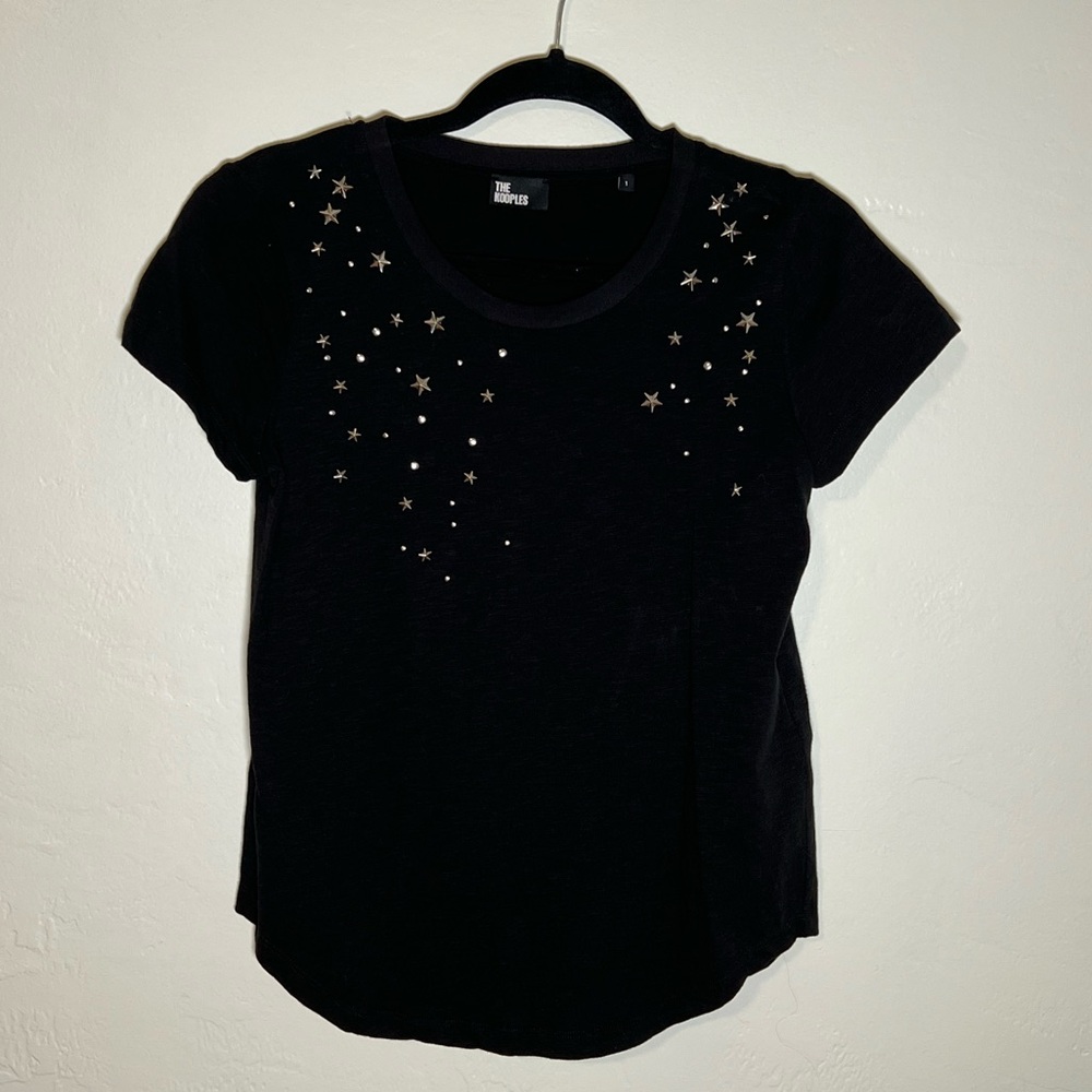 The Kooples t shirt with star studs
